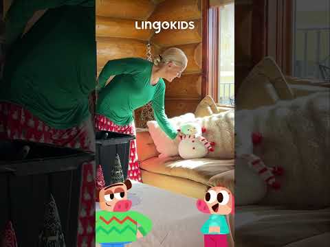 Cozy Holiday Fun 🎄 Sing Indoors with Lingokids #holidays #ugc