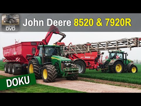 DOKU John Deere 8520 & 7290R Hektarjagd 1 Landtechnik