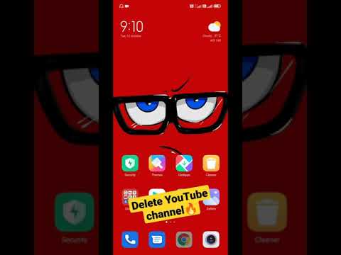 How to delete a youtube channel in hindi #shorts #deletechannel