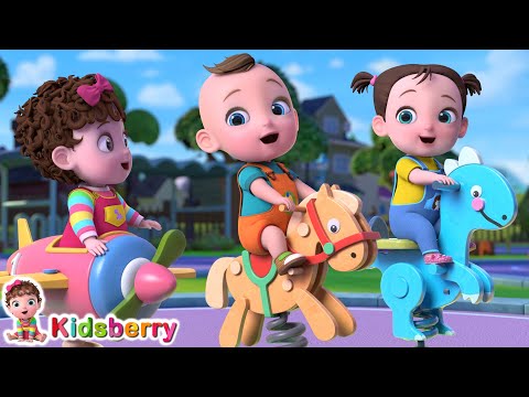 John Playing in The Playground | Kidsberry Nursery Rhymes & Baby Songs