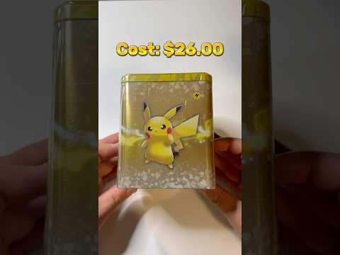 Pikachu Tin Opening