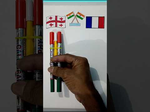 Flag Of Georgia 🇬🇪 Vs India 🇮🇳 Vs France 🇫🇷 Warp Scanning | #shorts #shortfeed