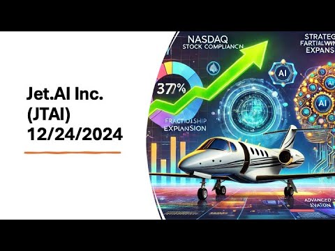 Can Jet.AI Fly Higher with AI Innovation and Fractional Jets? ✈️🤖 #StockMarket #Investing #JTAI