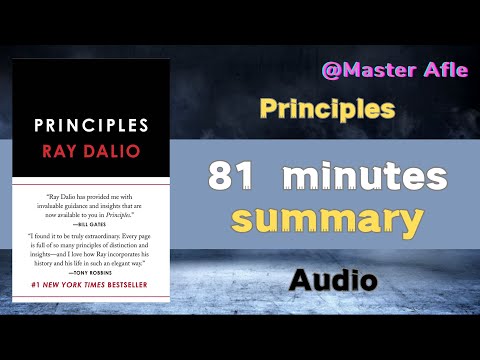 Summary of Principles by Ray Dalio | 81 minutes audiobook summary | Life and Work