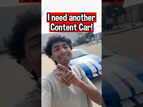 I NEED Another Content Car!