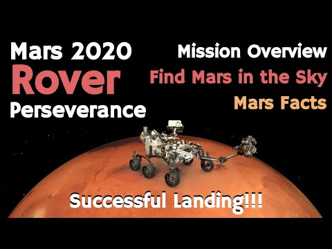 Mars 2020 Perseverance Rover: Mission Overview and finding Mars in the Sky