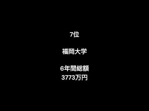 私立医学部学費高いランキング #shorts