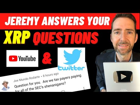 Attorney Jeremy Hogan Answers ALL YOUR QUESTION About SEC v. Ripple / XRP. 16 Questions in 16 Mins.!