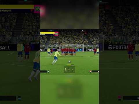 Neymar Jr free kick goal #efootball #neymar