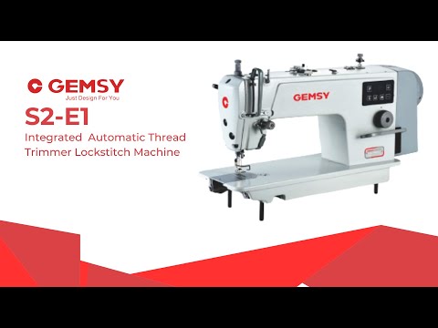 Discover Gemsy S2 E1-Integrated Automatic Thread Trimmer Lockstitch Sewing Machine | SMX India