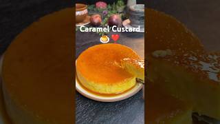 Caramel Custard 🍮 #caramel #caramelcustard #caramelpudding #sweet #sweetrecipe #caramelpuddingrecipe