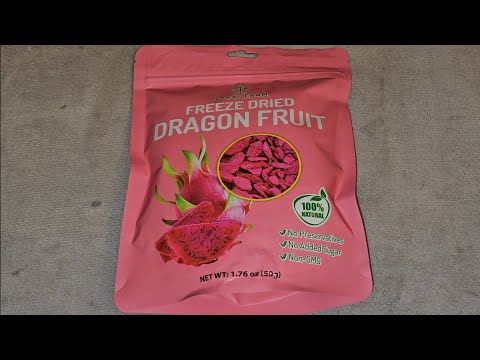 Nokki Farm Freeze Dried Dragon Fruit Taste Test Review