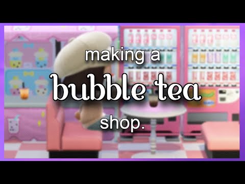 Making A Bubble Tea Shop In Animal Crossing: New Horizons