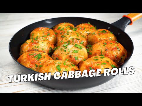 Turkish CABBAGE ROLLS RECIPE || How To Make STUFFED CABBAGE ROLLS. Recipe by Always Yummy!