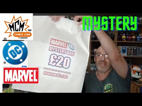 marvel and dc mystery bag from mcm london comic con #mcm #london #comiccon  #mysterybag #mystery