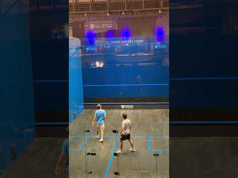 I love the game of squash