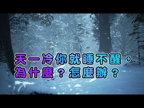 天一冷你就睡不醒，為什麼？怎麼辦？