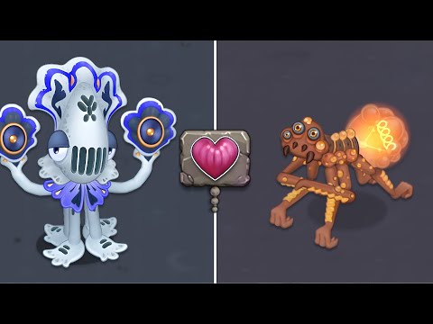 Rare Cranchee & Rare Bulbo - All Animations & Breeding (My Singing Monsters)