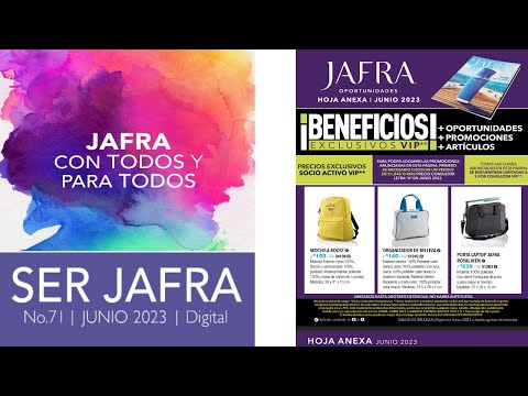 CATÁLOGO  JAFRA   JUNIO   SER  +  HOJA   ANEXA  2023