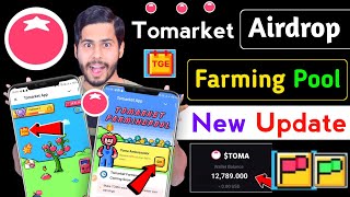 Tomarket Airdrop Farming Pool 🍅 tomarket new update, tomarket tge, tomarket combo today, tomarket