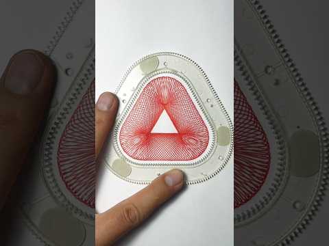 Spirograph Wonders: Instant Geometric Art #asmr #spirograph #art #spirographdrawing #shorts