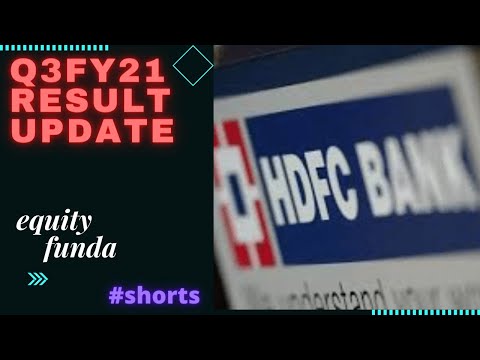 HDFC Bank Q3FY21 Result Update | Santosh Singh | #YouTubeShorts