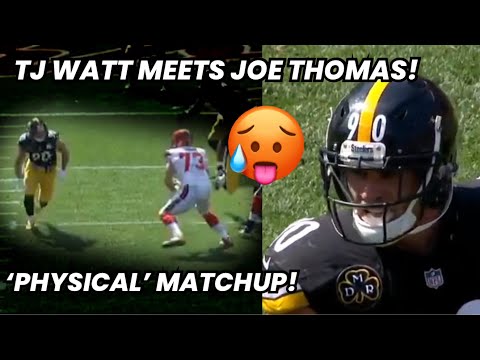 ‘ROOKIE’ TJ Watt vs ‘ALL PRO’ Joe Thomas 🥵 (OL vs DL) Rookie vs Vet Matchup!