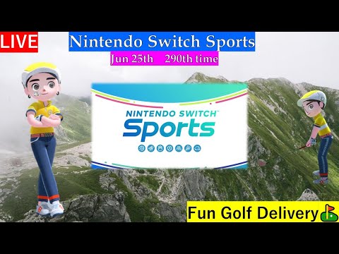 【Nintendo Switch Sports】Fun Golf Delivery⛳