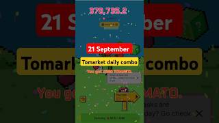 21 September daily combo tomarket #tomarketdailycombo #tomarketairdrop