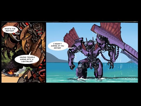 Grimlock VS Shockwave (Transformers Comic Dub)