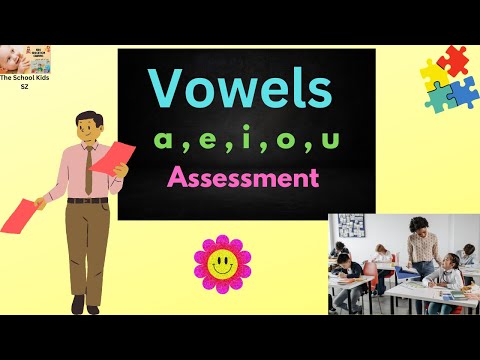 Vowels for Kids/ Vowels for Kindergarten / English for Kids/ Vowels/ Videos for Kids/ Assessment