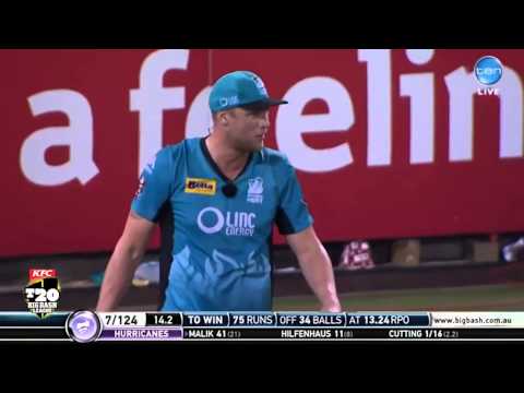 Freddie Flintoff turns Elvis during BBL game 
    00:51