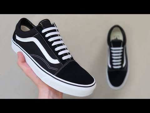 HOW TO BAR LACE VANS OLD SKOOLS 👟🔥