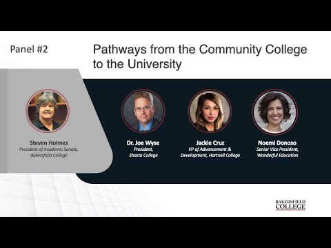 Panel 2: Community College to University from BC's Intersegmental Pathways Symposium