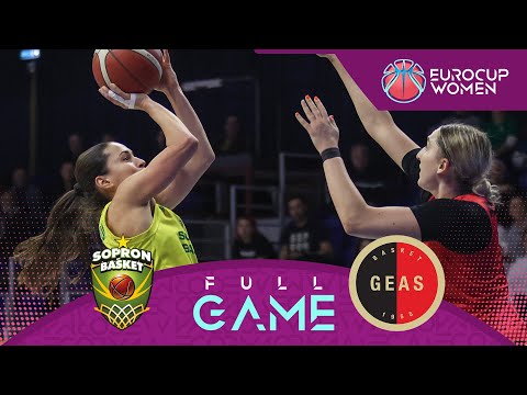 Sopron Basket v GEAS Basket | Full Basketball Game | EuroCup Women 2024-25