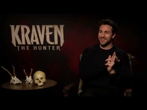 Kraven The Hunter - itw Aaron Taylor Johnson (Official video)