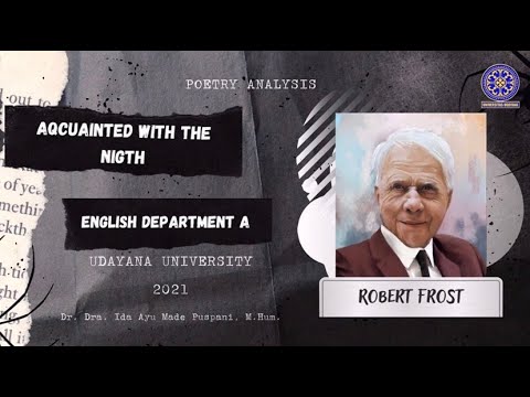 POETRY ANALYSIS | ENGLISH DEPARTMENT UDAYANA UNIVERSITY | 2021