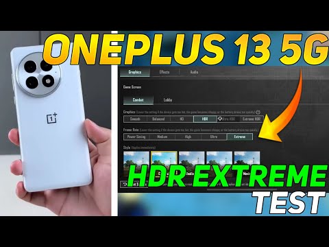 ONEPLUS 13 5G BGMI HDR EXTREME TEST | SD 8 ELITE PROCESSOR 🥵🔥