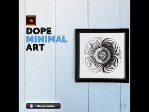 DOPE MINIMAL ART CONCEPT BY DAILYCREATICS #shorts