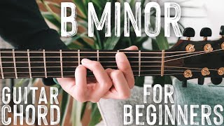 How To Play "B Minor" Guitar Chord // Beginner Guitar Chord Series #4 #Shorts