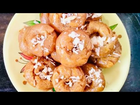 How to make tasty and Healthy sweet Recipe  wheat flour Badusha in telugu