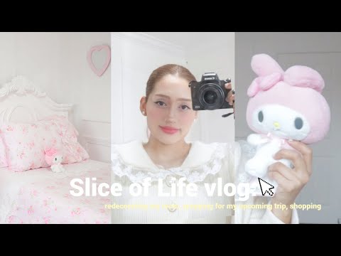 Slice of Life Vlog💌: redecorating my room, prepping for my upcoming trip, shopping