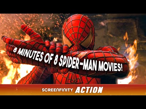 8 Minutes Of 8 Spider-Man Movies! |Spider-Man | Screenfinity Action