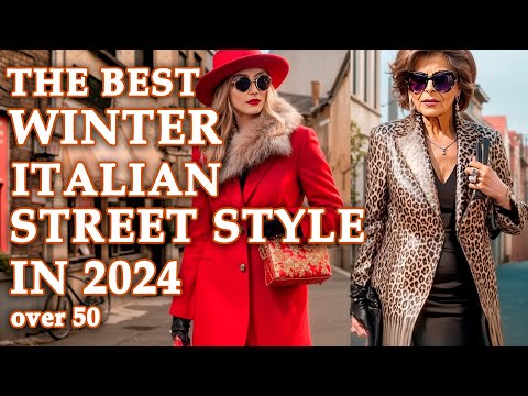 "🇮🇹 Elegant Winter Street Style in Italy for 50+ | December 2024’s Top Looks"