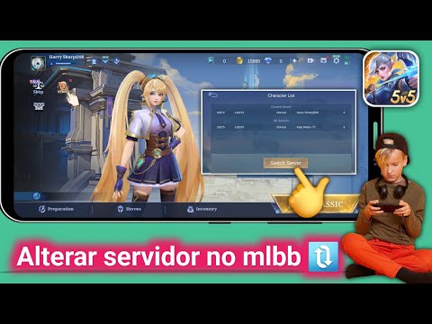 Como jogar em outro servidor Mobile Legends? | Como trocar o servidor de um jogo?