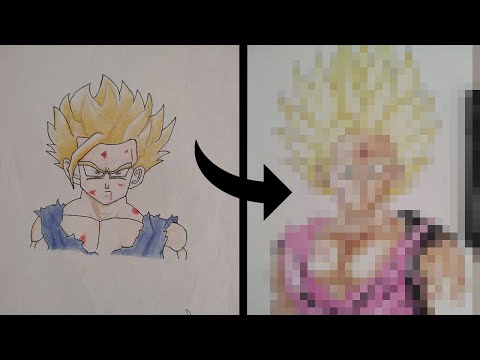 Drawing Gohan ssj 2 ( Dragon ball Z )