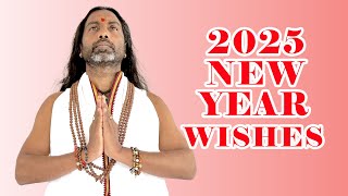 Happy New Year 2025 Wishes from Rishikesh India's Patanjali International Yoga Foundation!