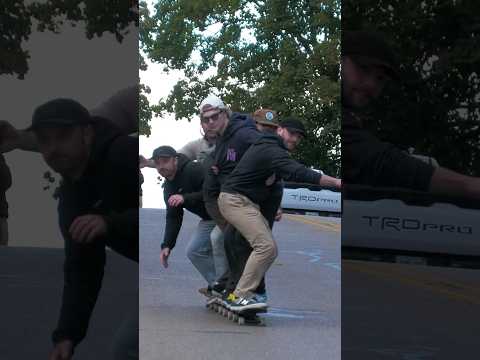 We built a 6 PERSON skateboard