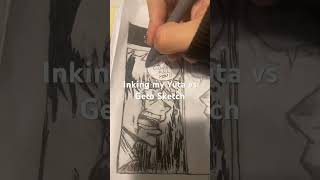 Inking Yuta vs Geto #jujutsukaisen #anime #jjk #yuta #geto #jjkfanart #inkdrawing #jjk0 #jjkmanga