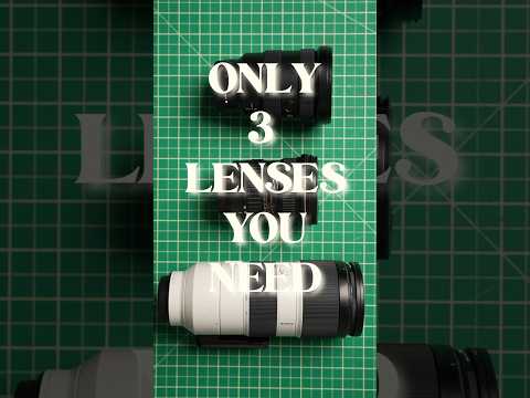 Only 3 Lenses You Need As A Filmmaker